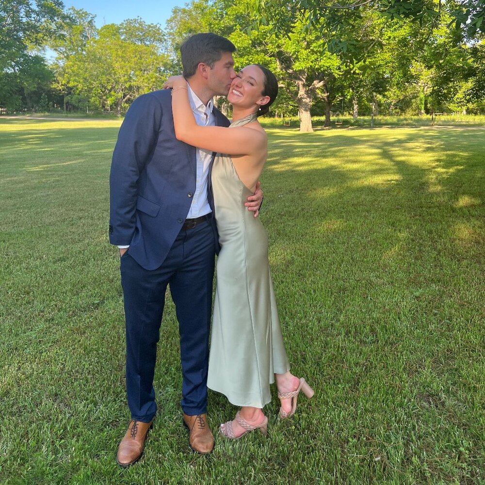 SHOW ME YOUR MUMU Jasmine Halter Midi Dress In Moss Green Luxe Satin - Picture 5 of 6